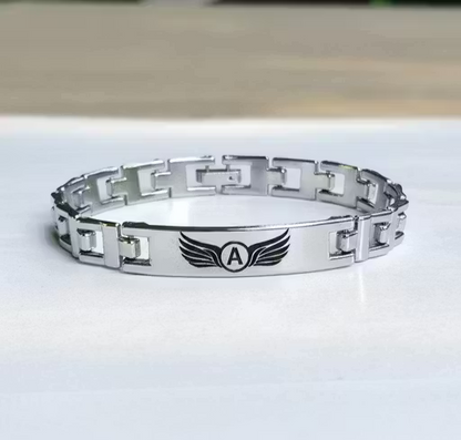 Premium Stainless Steel Bracelet for Men – Stylish Silver Chain Bracelet